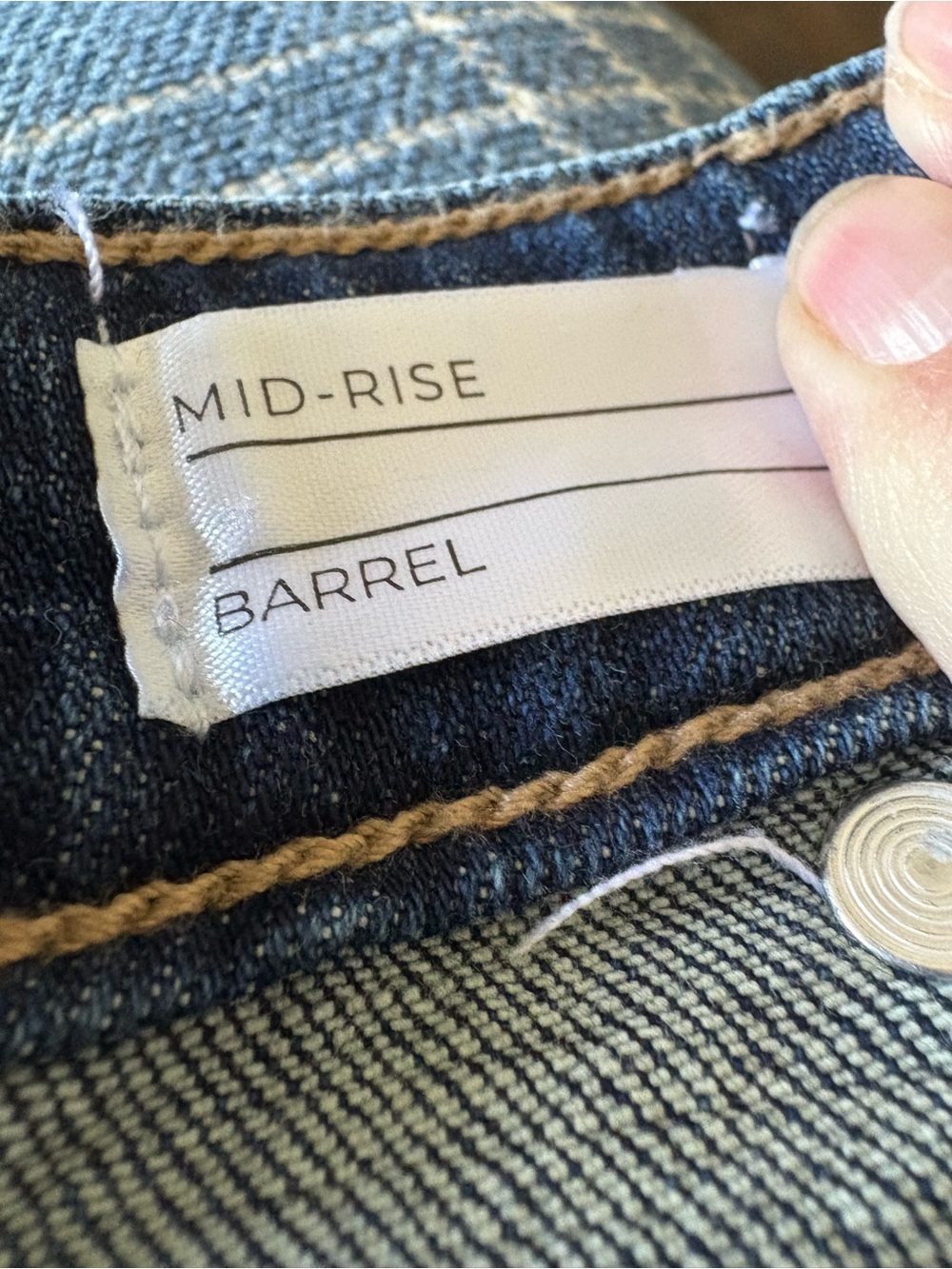 EUC LANE BRYANT Barrel Patch Pocket Jean - Picture 9 of 10